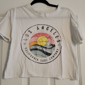 Grayson Threads White Cropped Graphic Tee